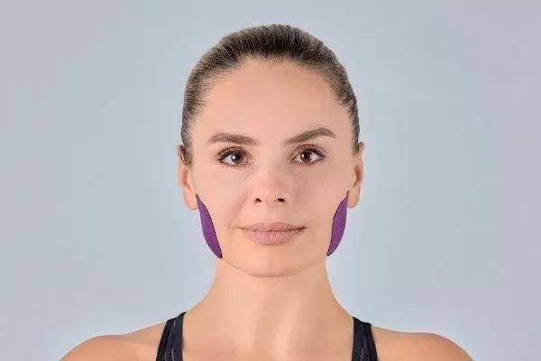 Кинезио тейп для лица шелк BBalance BBTape 5см*5м (Face Tape) фиолетовый