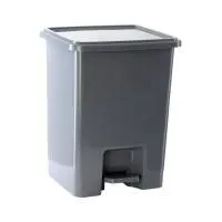 Контейнер с педалью для сбора и хранения мед. отходов многоразовый МК-05 20.D.7.G.68 (15л) серый