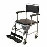 Кресло-каталка Barry W2 с санитарным оснащением, ширина сиденья 44 см