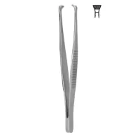 Пинцет глазной фиксационный 100х4,2 мм Hilbro 12.0267.10