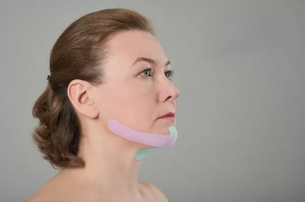 Кинезио тейп для лица BBalance Super Soft 2,5см*5м два рулона в упаковке, хлопок 