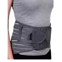 Корсет пояснично-крестцовый ОРТОНИК ПР-314 (стандарт), высота 25 см, 6 гибких ребер жесткости, серый