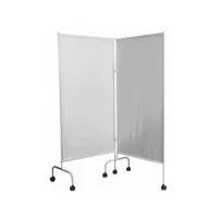 Ширма медицинская ШМ - "МСК" (МСК-2302) на колесах, двухсекционная