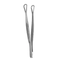 Пинцет Беллярминова для выдавливания трахомных зерен окончатый 100х11 Hilbro 12.0353.10