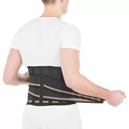 Корсет пояснично-крестцовый Тривес Т-1560/Т.58.10, высота 25 см, 4 ребра жесткости, черный