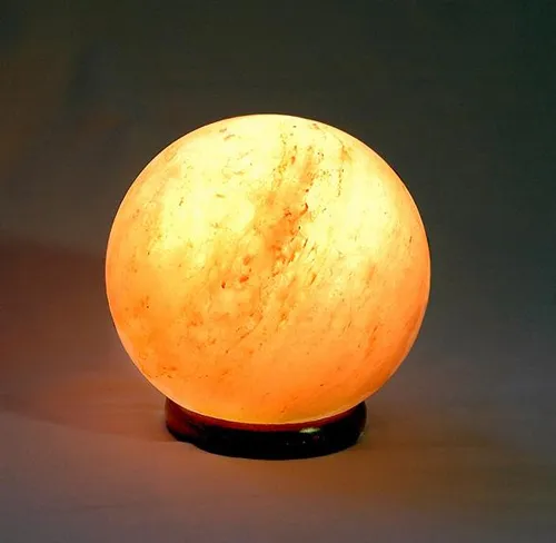 Декоративно-обработанная соляная лампа Stay Gold Сфера / 4