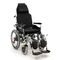 Кресло-коляска с электроприводом MET COMFORT 21 NEW, артикул 21158, ширина сиденья 45 см, колеса пневматические