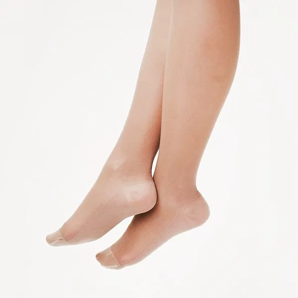 Гольфы компрессионные Ergoforma 311 женские 1 класс компрессии с закрытым носком полупрозрачные телесные 