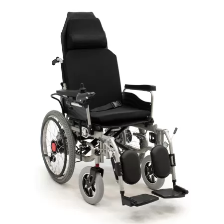 Кресло-коляска с электроприводом MET COMFORT 21 NEW, артикул 21158, ширина сиденья 45 см, колеса пневматические