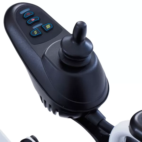 Кресло-коляска с электроприводом MET COMFORT 85 складная, с регулировкой угла наклона спинки и подножек