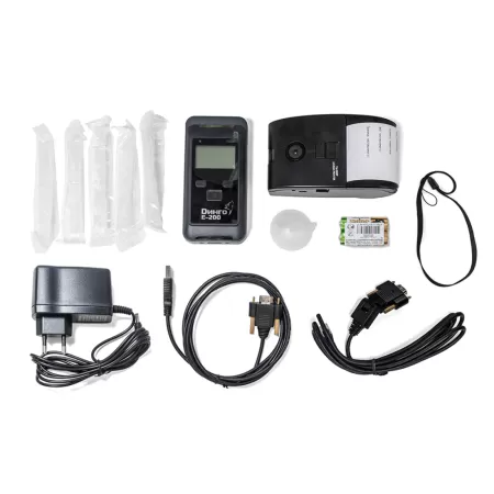 Алкотестер профессиональный Динго E-200 (В) с принтером, Bluetooth и слотом для SD карты