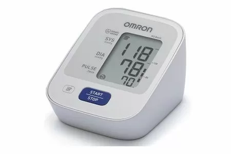 Тонометр автоматический на плечо OMRON M2 Basic с манжетой 22-32 см и адаптером (HEM-7121-ARU) 