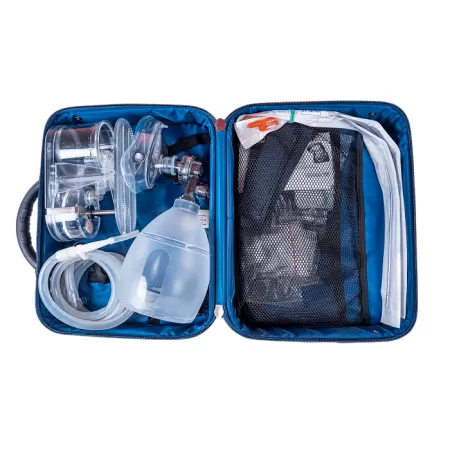 Аппарат искусственной вентиляции легких ручной МЕДПЛАНТ АДР-МП-В C-3 с аспиратором, многоразовый, взрослый, артикул 1645