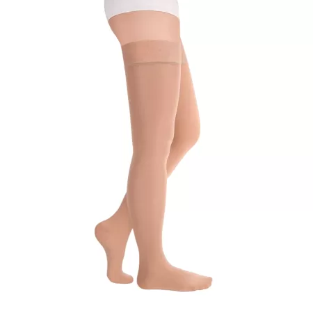 Чулки компрессионные SAVOY by Idealista SV-394 унисекс 1 класс компрессии с закрытым носком и гладкой резинкой цвет карамель
