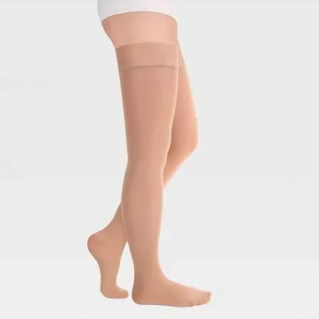 Чулки компрессионные IDEALISTA ID-300 унисекс 1 класс компрессии с закрытым носком и гладкой резинкой цвет карамель 