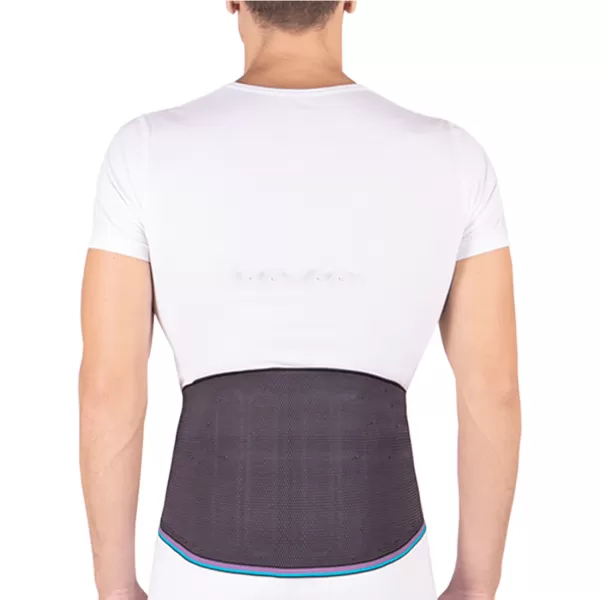 Корсет ортопедический для мужчин Тривес Evolution Т-1581, высота 25см, 4 ребра жесткости, черный 