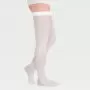 Чулки компрессионные IDEALISTA ID-380W унисекс 2 класс компрессии с закрытым носком антиэмболические для операции на широкое бедро белые 