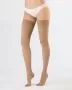 Чулки компрессионные OFA BAMBERG Classic унисекс 2 класс компрессии с закрытым носком и гладкой резинкой на широкое бедро цвет бежевый