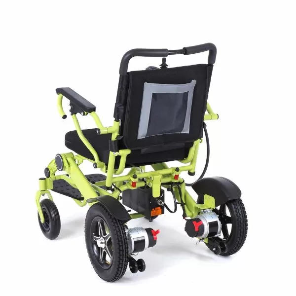 Кресло-коляска с электроприводом MET Compact 35 с алюминиевой рамой и двумя аккумуляторами