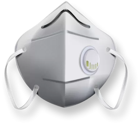 Маска защитная с клапаном (респиратор) FFP2 N95, 10 штук в упаковке