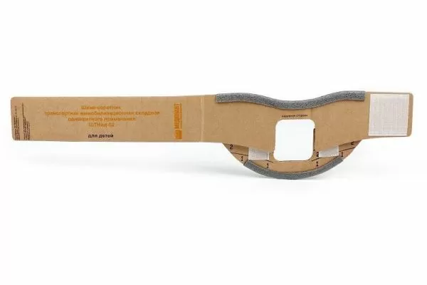 Шина-воротник транспортная иммобилизационная для детей (3-х размерная) Медплант ШТИдв-02 арт 1111