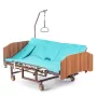 Кровать электрическая MET REVEL XL, артикул 17088, ширина 120см, с туалетом, матрасом, функциии кардиокресла и переворота, нагрузка до 200кг