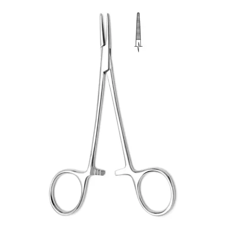 Зажим кровоостанавливающий Москит прямой для новорожденных 125 мм Hilbro 14.0084.12