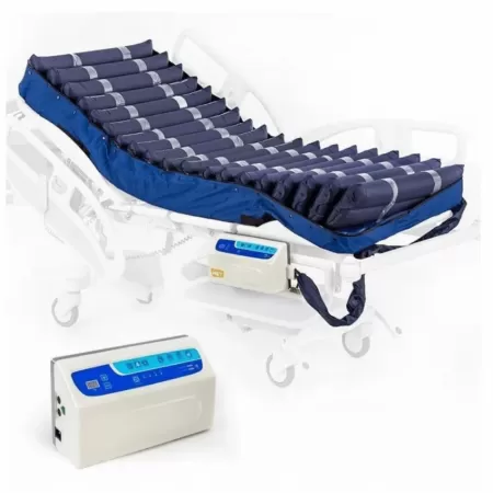 Матрас противопролежневый трубчатый MET AIR PRO-1000 с алюминиевым компрессором, вентиляцией и функцией статик, нагрузка до 250 кг