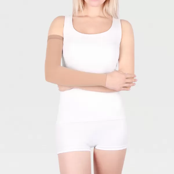 Рукав компрессионный IDEALISTA ID-401 2 класс компрессии цвет карамель 