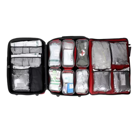 Укладка для оказания первой помощи для оснащения пожарных автомобилей по приказу 209н МЕДПЛАНТ в рюкзаке универсальном РМУ-01, артикул 1667