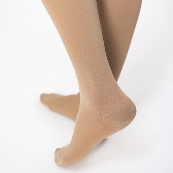 Гольфы компрессионные Тривес ТК.211 унисекс 1 класс компрессии с закрытым носком цвет бежевый  