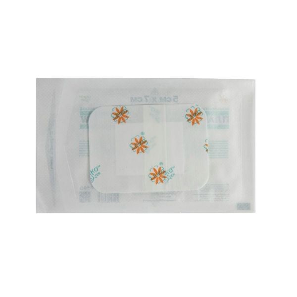 Пластырь-повязка LEIKO NW с впитывающей прокладкой 5*7см, артикул 103863