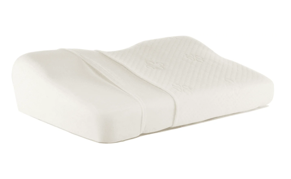 Подушка ортопедическая Экотен TI-185, с эффектом памяти и выемкой под плечо, валики 10 и 5 см, детская