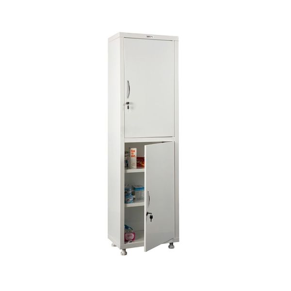 Шкаф медицинский МД 1 1650/SS дверцы металл